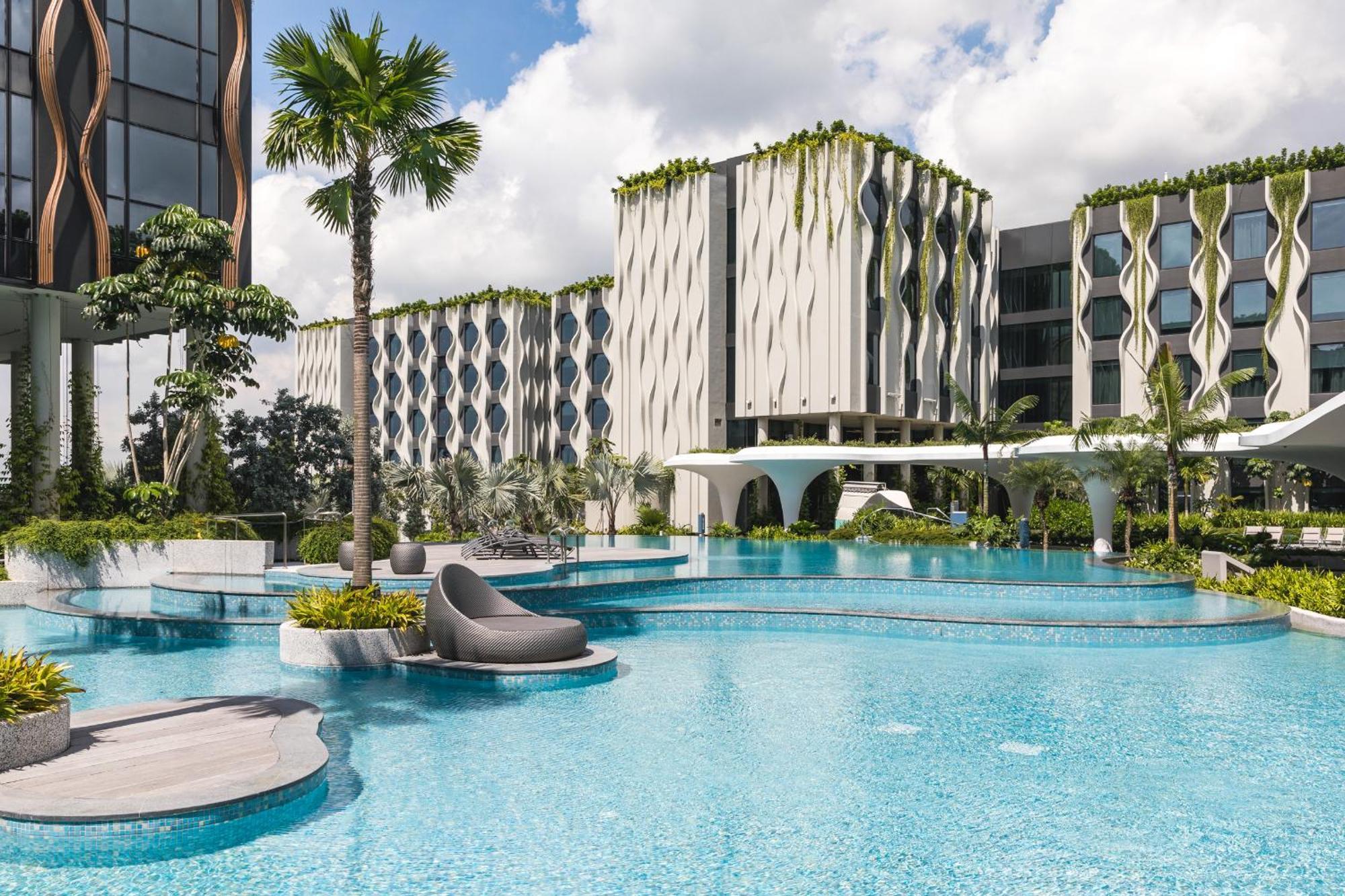 סינגפור The Outpost Hotel Sentosa By Far East Hospitality (Adults Only) מראה חיצוני תמונה The proposed pool at the new resort