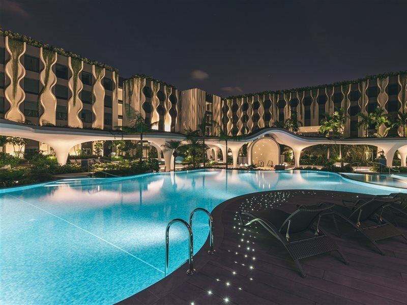 סינגפור The Outpost Hotel Sentosa By Far East Hospitality (Adults Only) מראה חיצוני תמונה The pool at the resort