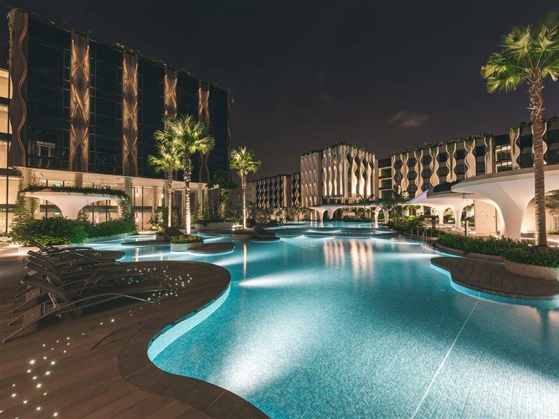 סינגפור The Outpost Hotel Sentosa By Far East Hospitality (Adults Only) מראה חיצוני תמונה The pool at the resort